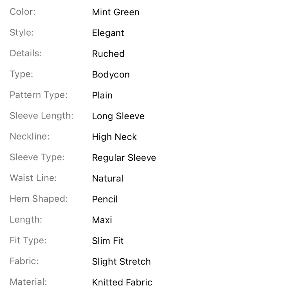 High Neck Ruched Bodycon Dress - Picture 4 of 5